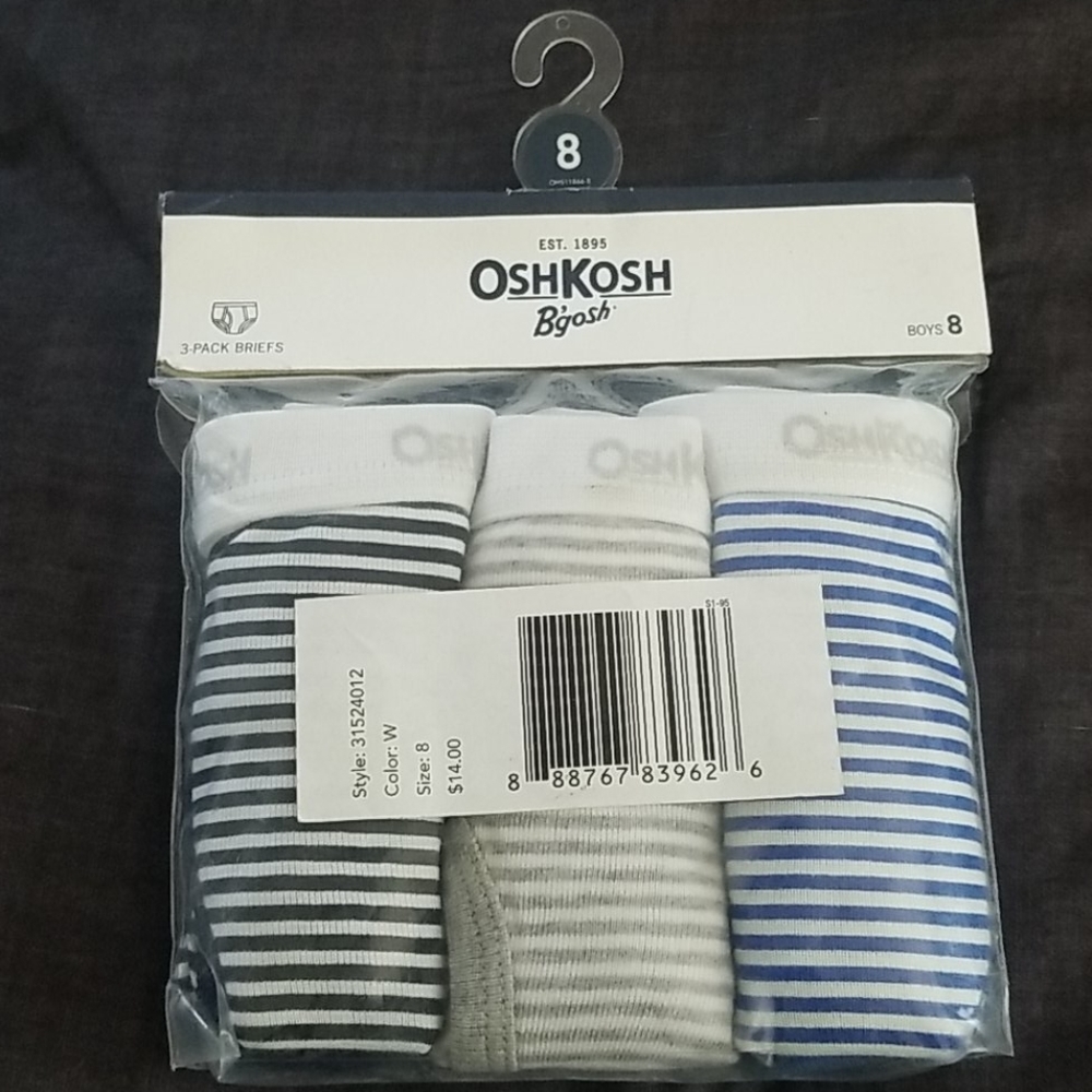 Boys size 8 Underpants